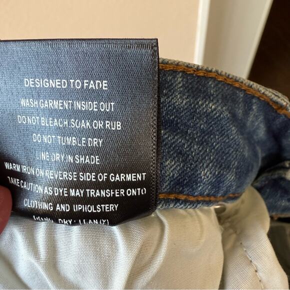 Men's Thrt Shredded Denim Flare Leg Jeans Size 36 - Picture 6 of 6